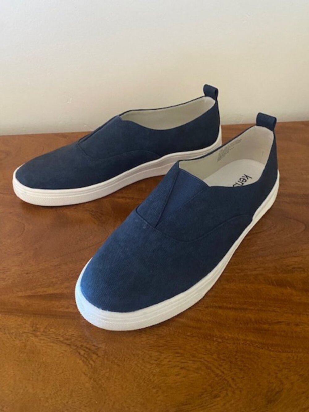 Kensie Salia Slip-on Shoes Navy Size 10